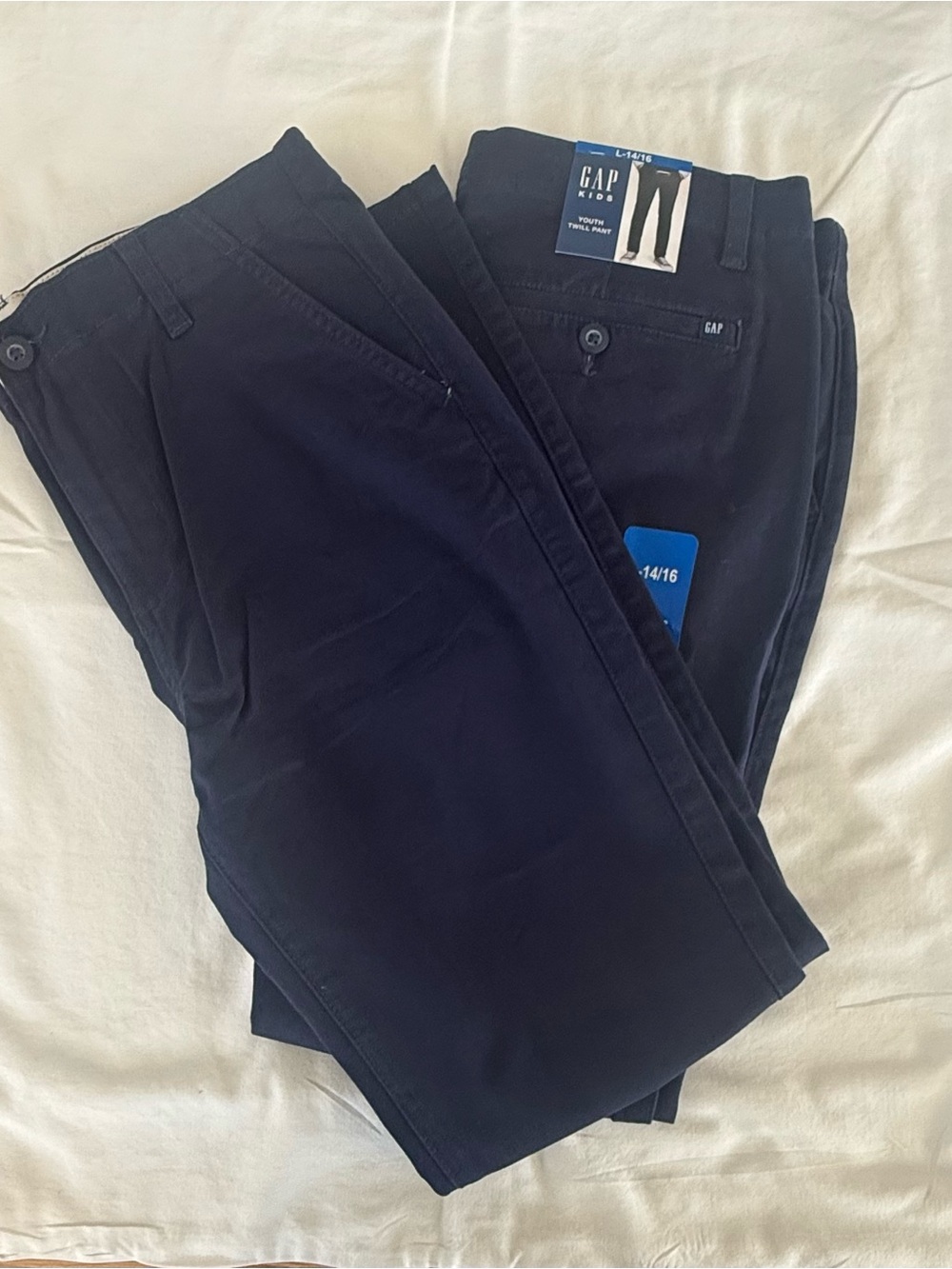 GAP Kids Classic Navy Chinos